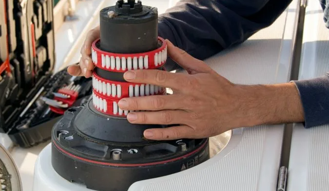 Upgraded electric propulsion control systems aboard yacht